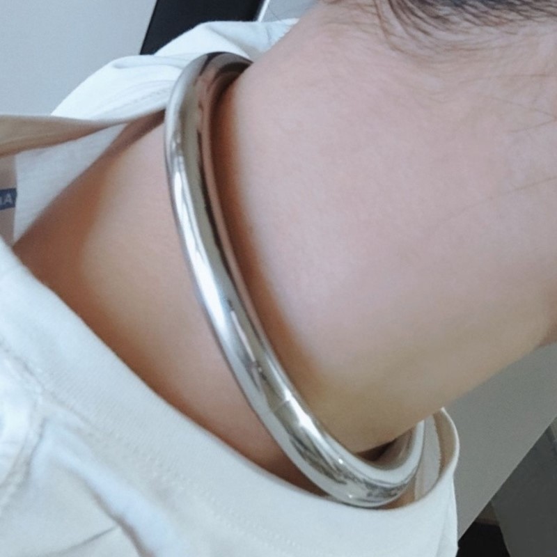 Stainless Steel Choker With D- - Party Games Couple 评论和价格