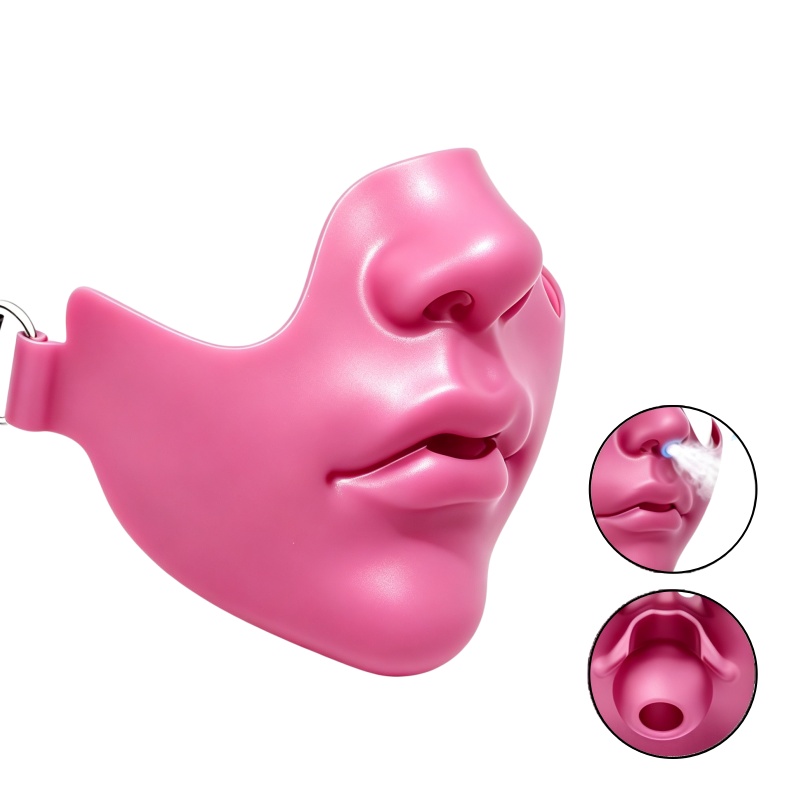 Soft Silicone Half Face Mask w - Party Games Couple 评论和价格