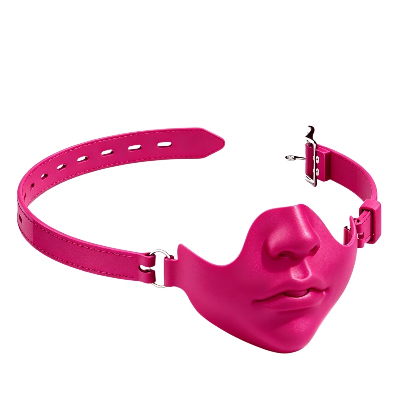 Soft Silicone Half Face Mask w - Party Games Couple 评论和价格