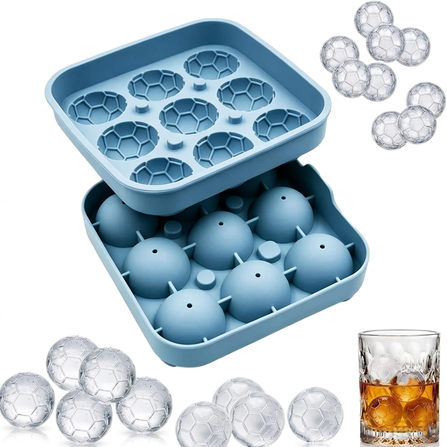 Soccer Ball Ice Cube Molds,9/4 - Party Games Gamecube 评论和价格
